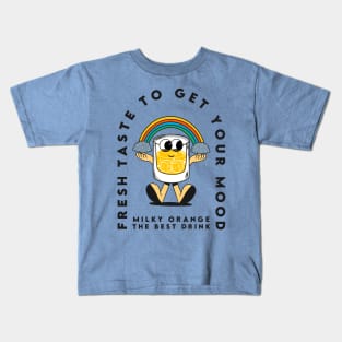 Vintage and retro cartoon mascot Kids T-Shirt